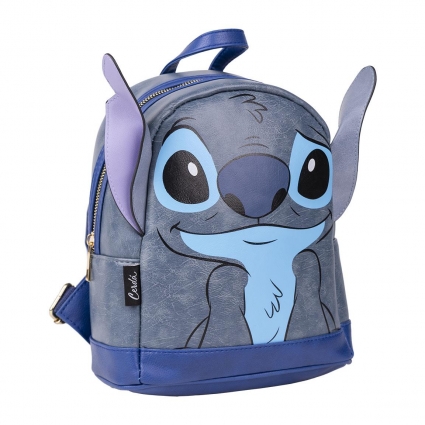 MOCHILA CASUAL MODA APLICACIONES STITCH