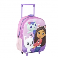 MOCHILA INFANTIL TROLLEY 3D GABBY´S DOLLHOUSE