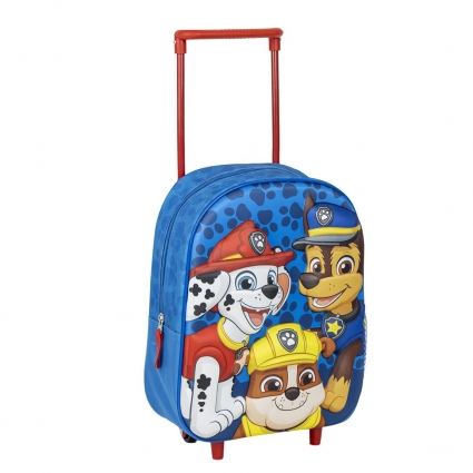 MOCHILA INFANTIL TROLLEY 3D PAW PATROL