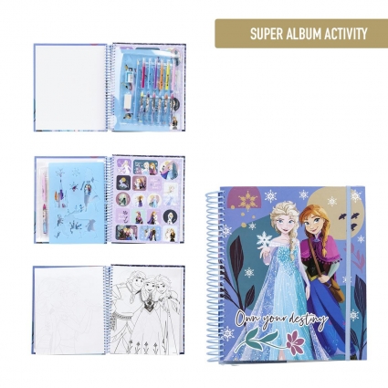 ALBUM ACTIVIDADES COLOREABLE FROZEN