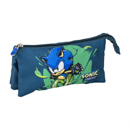 ESTUCHE PORTATODO 3 COMPARTIMENTOS SONIC PRIME