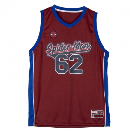 CAMISETA CORTA BASKETBALL SPIDERMAN