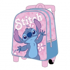 MOCHILA INFANTIL TROLLEY ESCOLAR STITCH