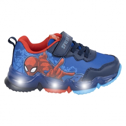 DEPORTIVA SUELA TPR CON LUCES SPIDERMAN