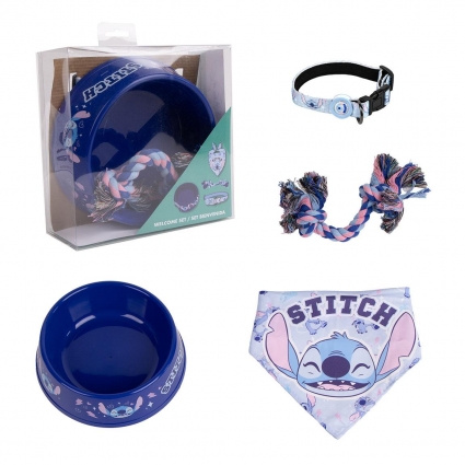 SET PARA MASCOTAS BIENVENIDA STITCH