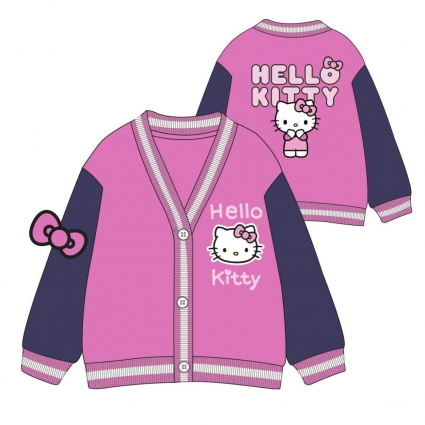 CHAQUETA COTTON BRUSHED BASEBALL HELLO KITTY