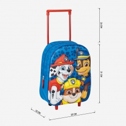 MOCHILA INFANTIL TROLLEY 3D PAW PATROL