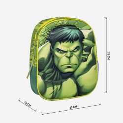 MOCHILA INFANTIL 3D AVENGERS HULK