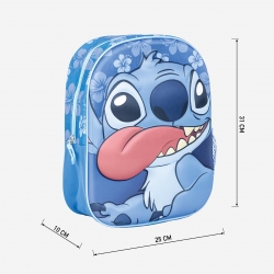 MOCHILA INFANTIL 3D STITCH