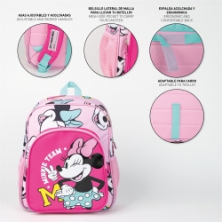 MOCHILA ESCOLAR MEDIANA 38 CM MINNIE