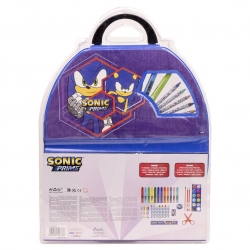 SET PAPELERÍA COLOREABLE 50 PIEZAS SONIC PRIME