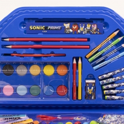 SET PAPELERÍA COLOREABLE 50 PIEZAS SONIC PRIME