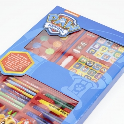 SET PAPELERÍA COLOREABLE CAJA PAW PATROL