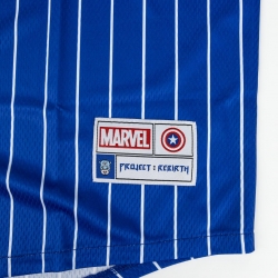 CAMISETA CORTA BASEBALL AVENGERS CAPITAN AMERICA