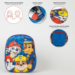 MOCHILA INFANTIL 3D PAW PATROL