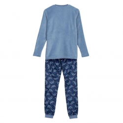 PIJAMA LARGO CORAL FLEECE STITCH