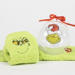 CALCETIN ANTIDESLIZANTE NAVIDEÑO THE GRINCH