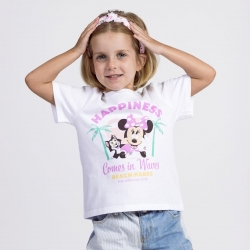 CAMISETA CORTA SINGLE JERSEY MINNIE