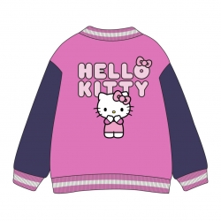 CHAQUETA COTTON BRUSHED BASEBALL HELLO KITTY