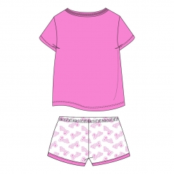 PIJAMA CORTO SINGLE JERSEY BARBIE