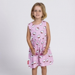 VESTIDO SINGLE JERSEY HELLO KITTY