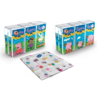 Pack 6 paquetes pañuelos Peppa Pig